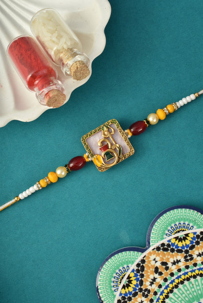 Om Trishul Design Rakhi for Bhai