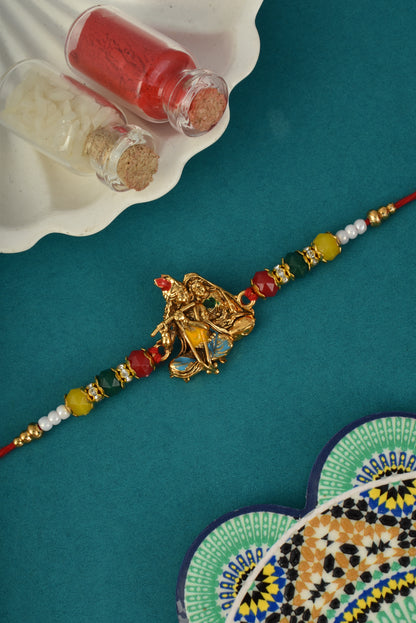 Radha Krishna Design Rakhi for Brother