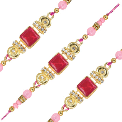 Silver Diamond Rakhi