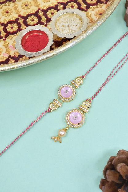 Couple Rakhi Set, Rakhi Set for Bhai Bhabhi