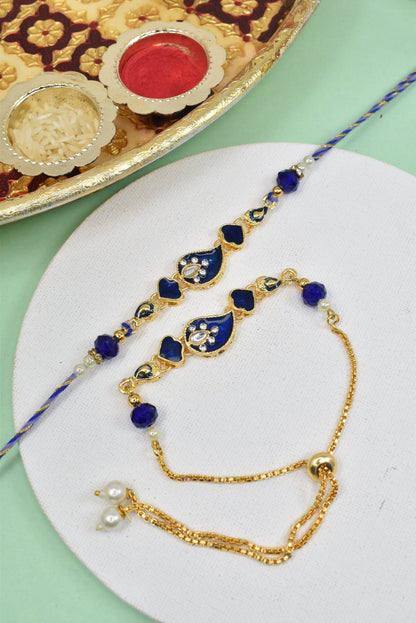 Couple Rakhi Set, Rakhi Set for Bhai Bhabhi