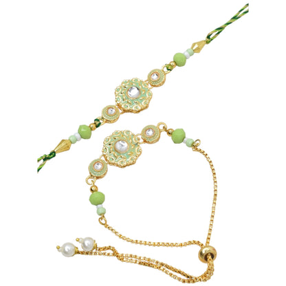 Rakhi,rakhi for brother, Rakhi for Bhaiya Bhabhi, Bhaiya Bhabhi Rakhi, Couple Rakhi Set, Rakhi Set for Bhai Bhabhi