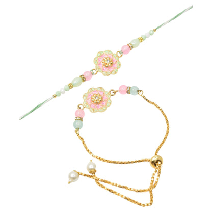 Rakhi,rakhi for brother, Rakhi for Bhaiya Bhabhi, Bhaiya Bhabhi Rakhi, Couple Rakhi Set, Rakhi Set for Bhai Bhabhi