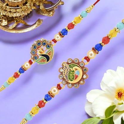 Rakhi with Greeting Card and Box