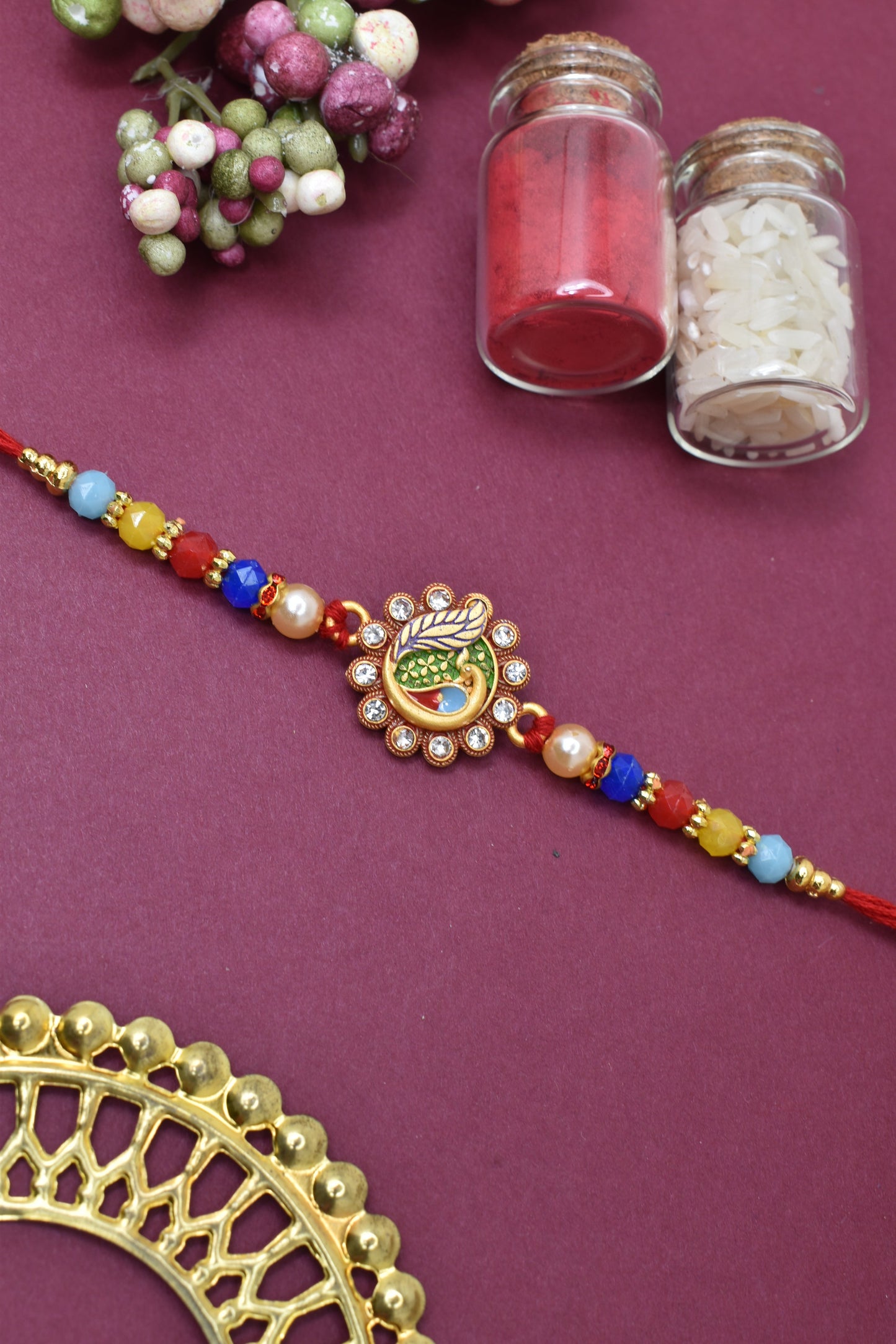 bhaiya rakhi, silver rakhi, bhaiya bhabhi rakhi, couple rakhi