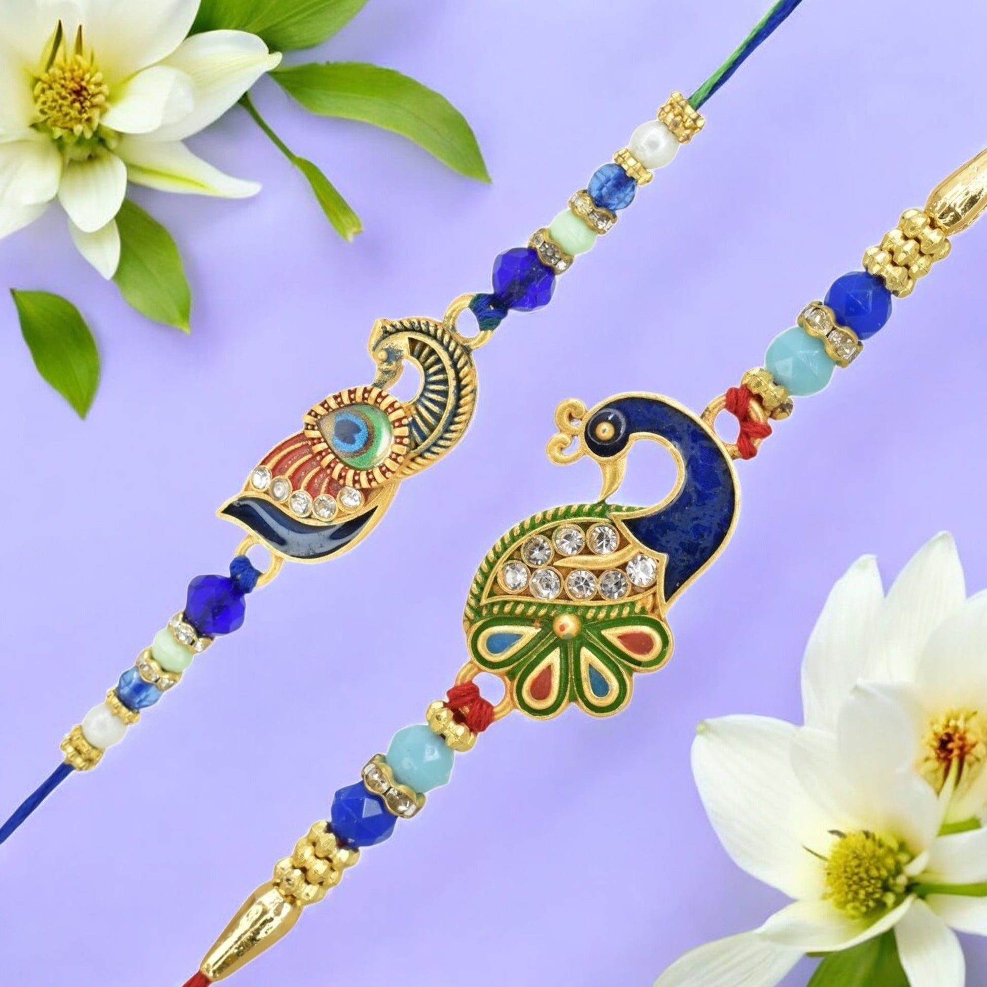 Rakhi with Greeting Card and Box