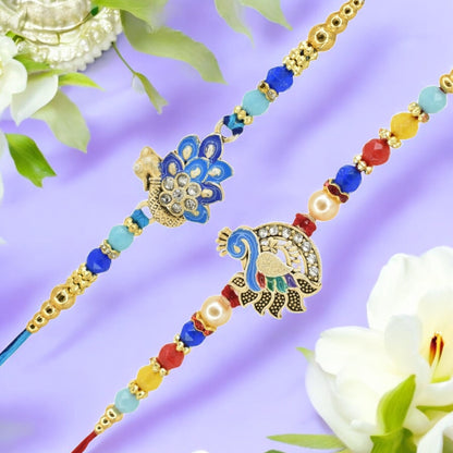 Rakhi with Greeting Card and Box