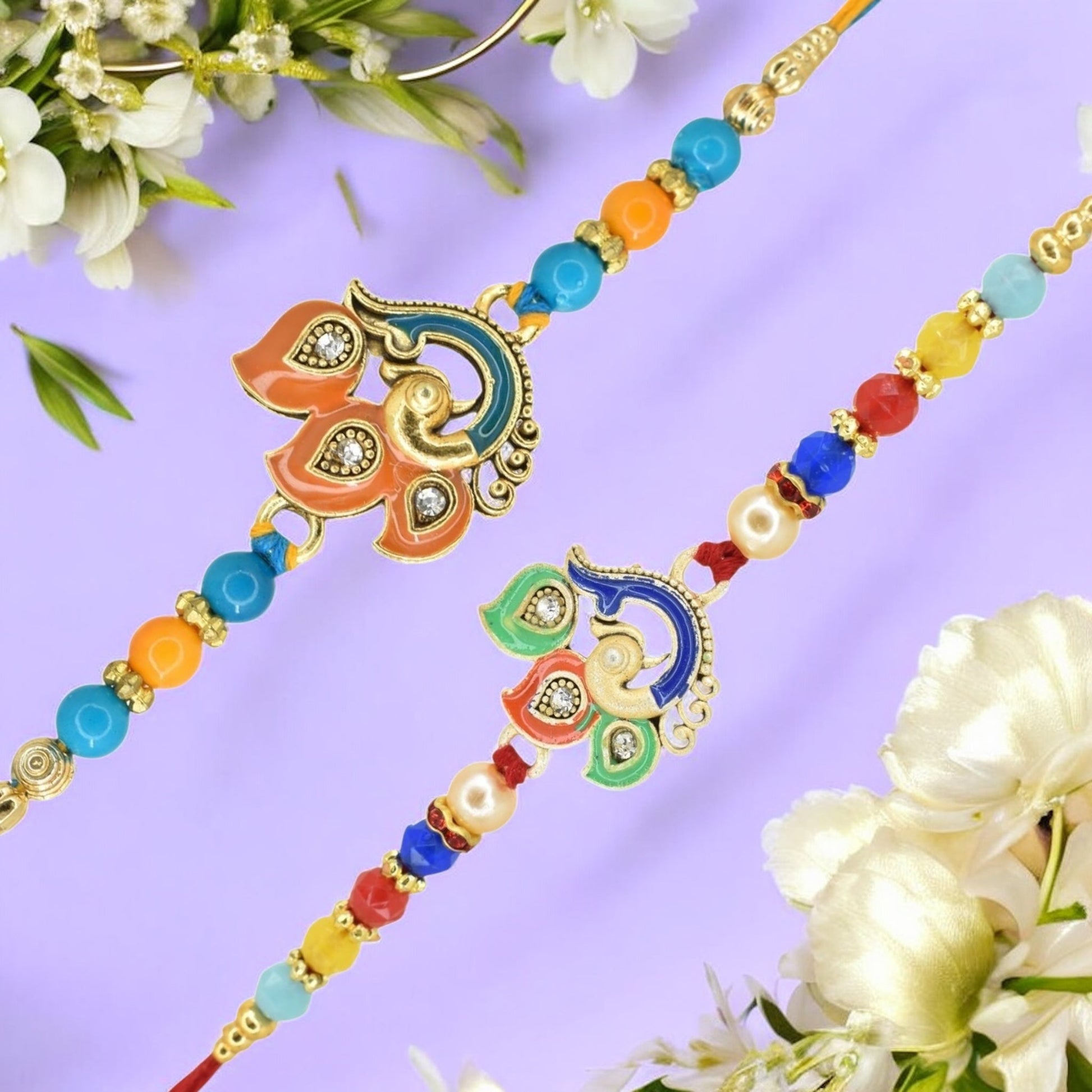 Rakhi with Greeting Card and Box