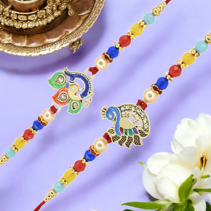 Rakhi with Greeting Card and Box