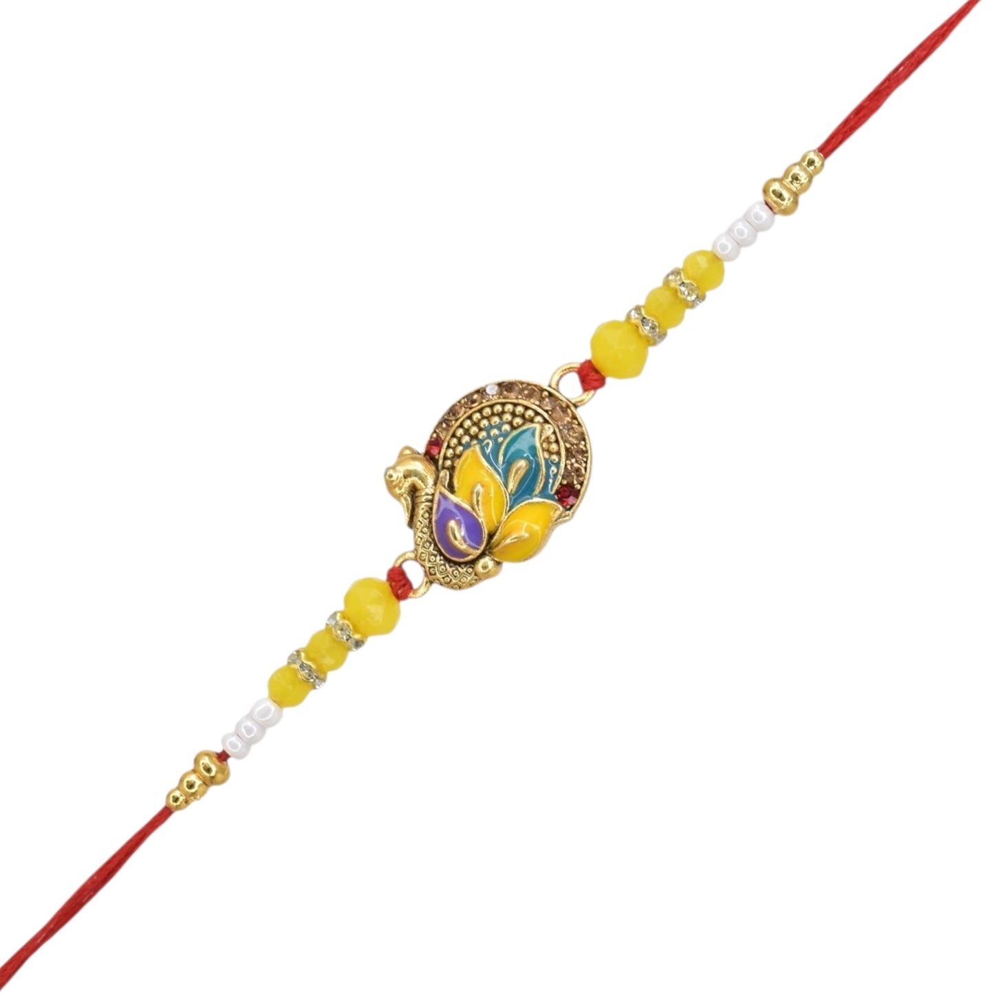 Rakhi with Greeting Card and Box