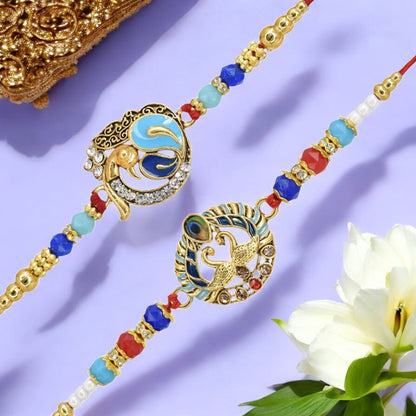 Rakhi with Greeting Card and Box