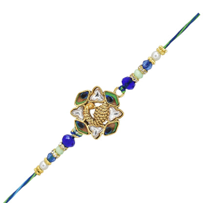 Rakhi with Greeting Card and Box