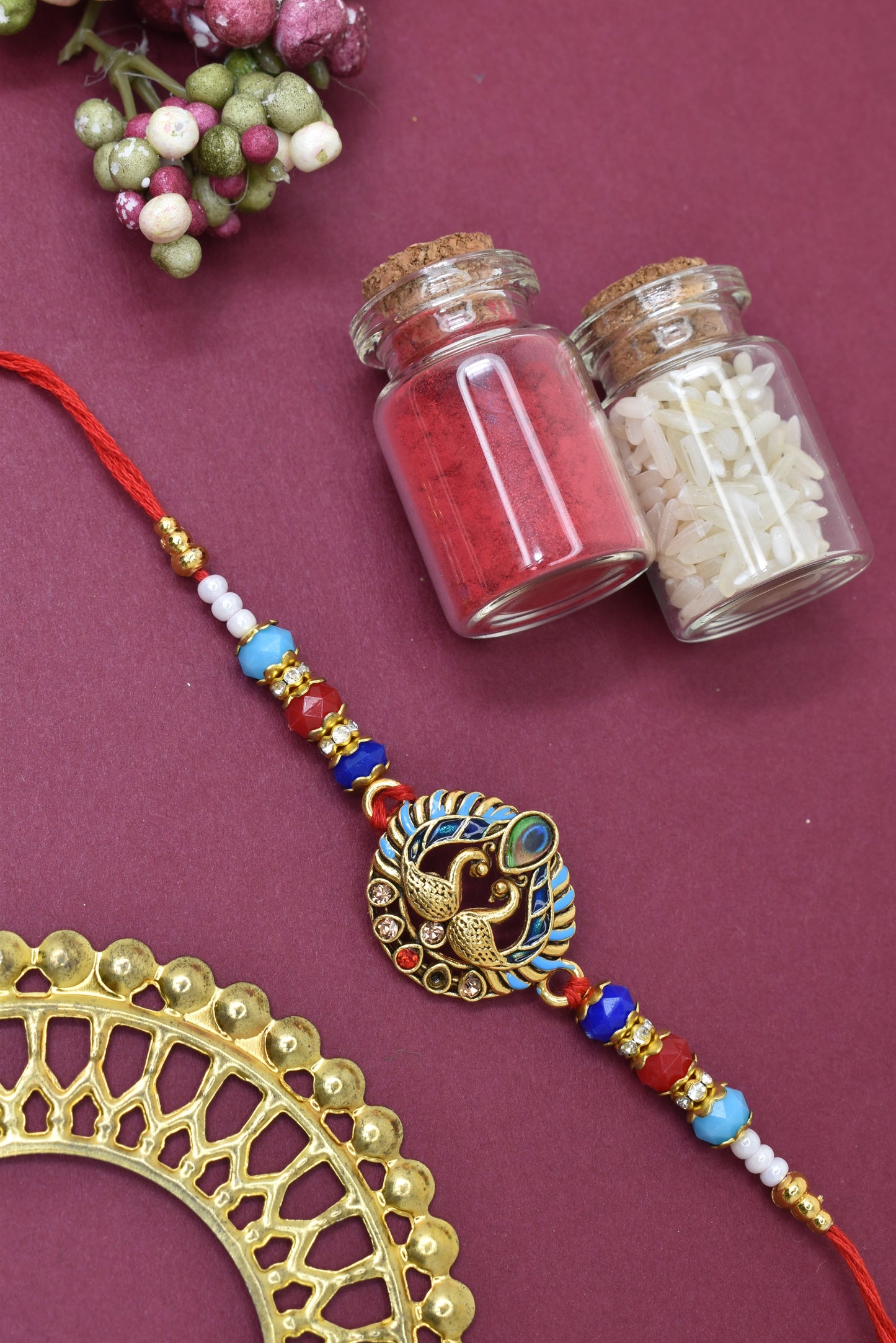 bhaiya rakhi, silver rakhi, bhaiya bhabhi rakhi, couple rakhi