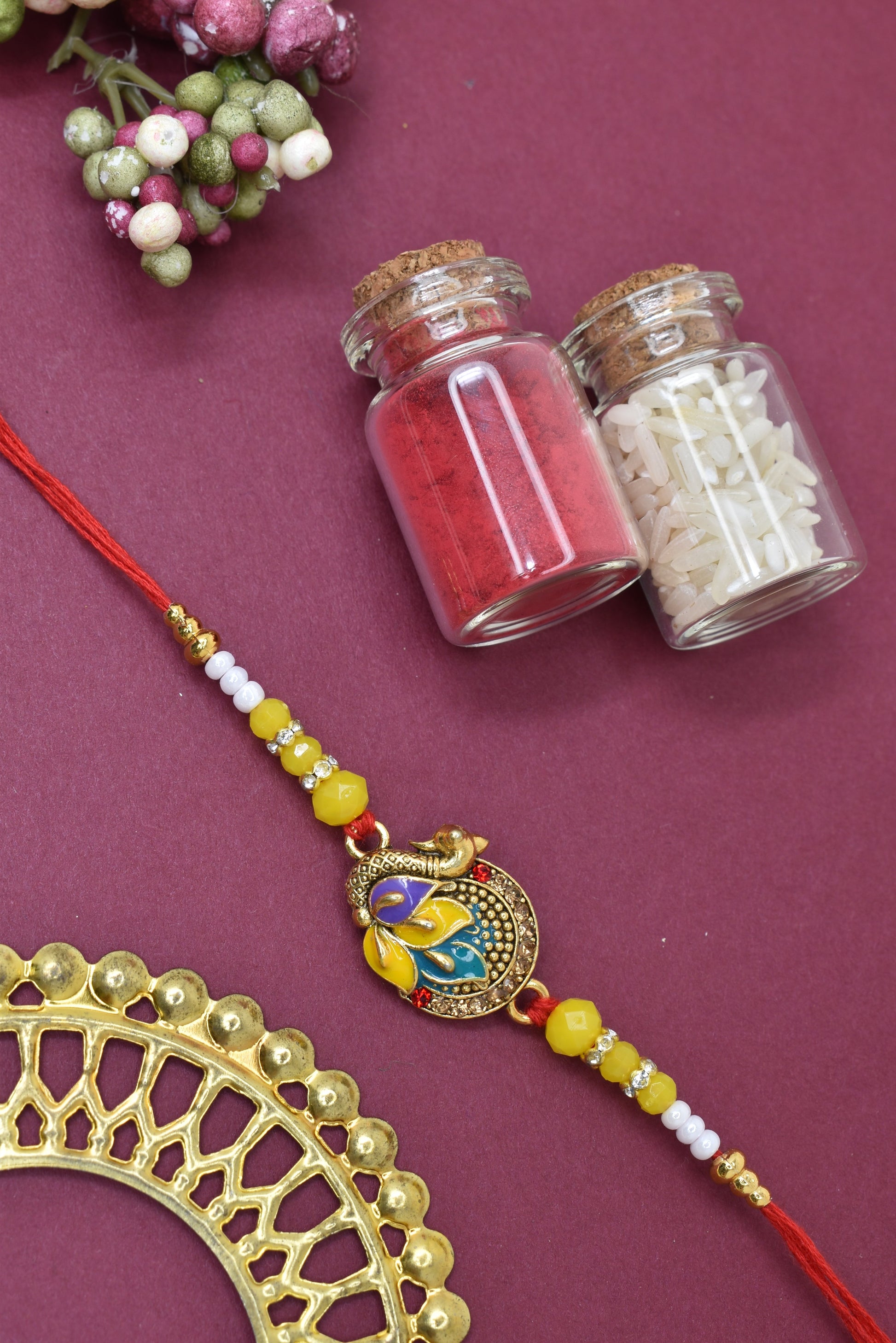bhaiya rakhi, silver rakhi, bhaiya bhabhi rakhi, couple rakhi