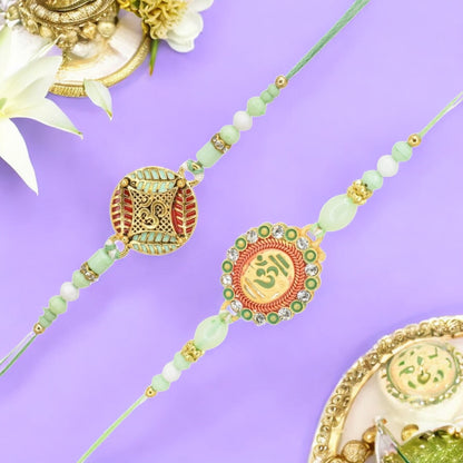 Rakhi with Greeting Card and Box