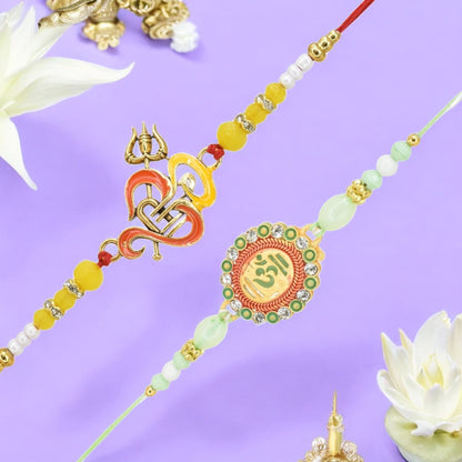 Rakhi with Greeting Card and Box