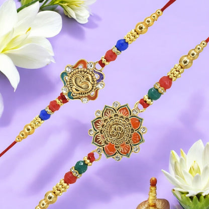 Rakhi with Greeting Card and Box