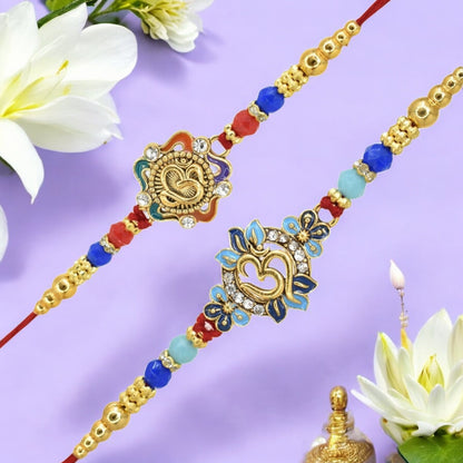 Rakhi with Greeting Card and Box