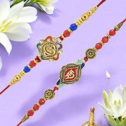 Rakhi with Greeting Card and Box