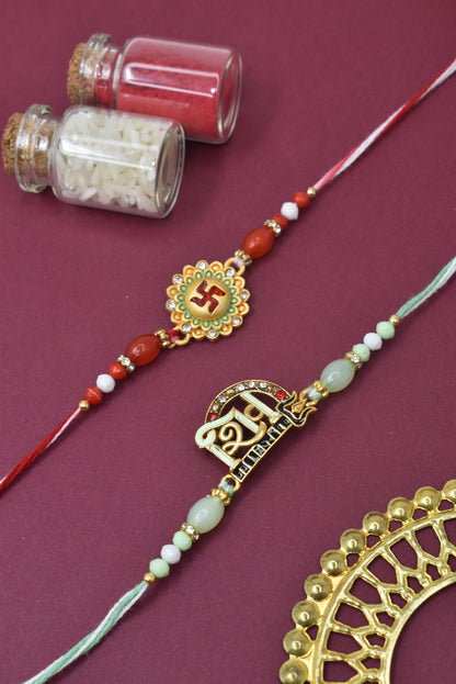 Set of 2 Rakhi