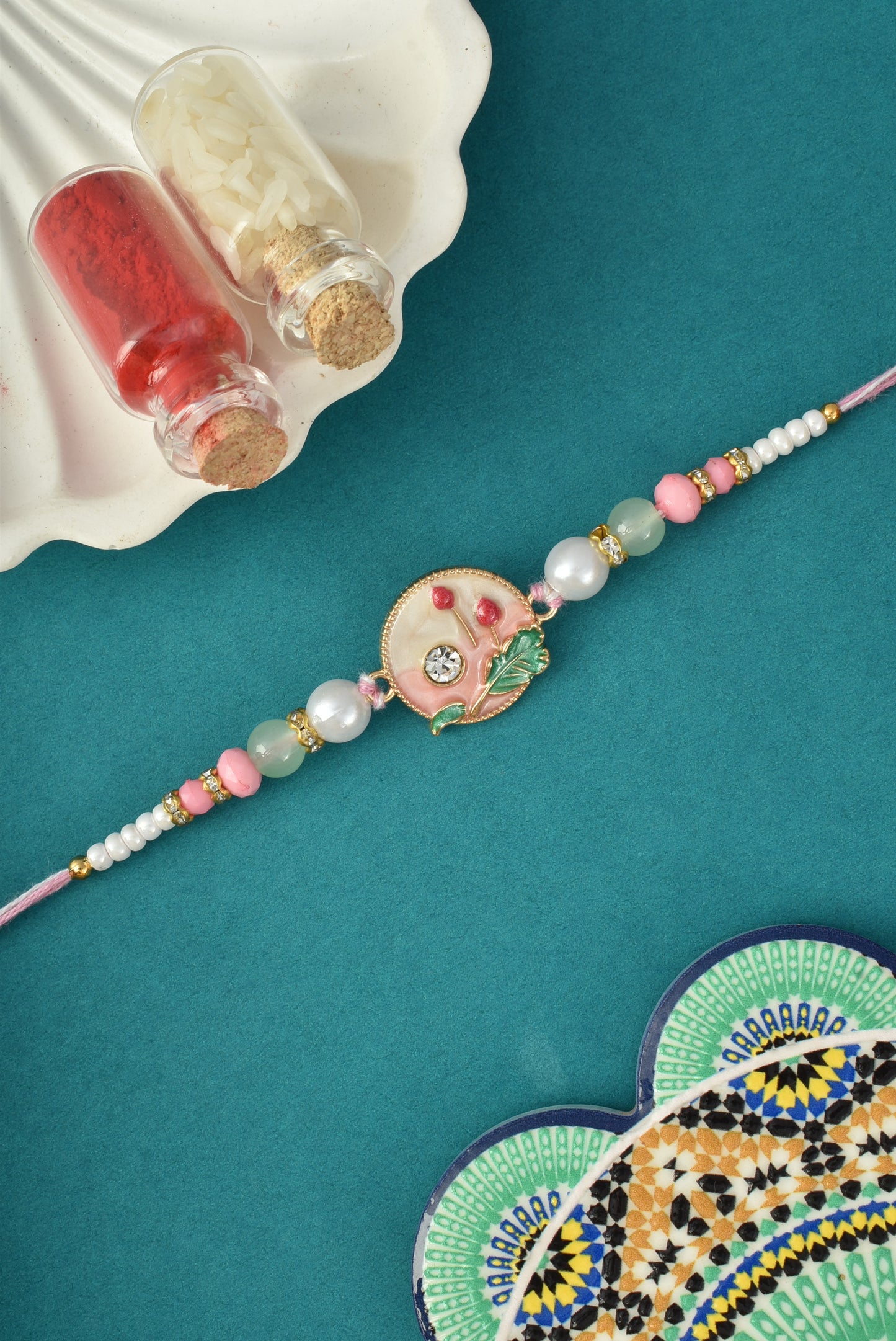 Latest Design Pastel Rakhi for Brother