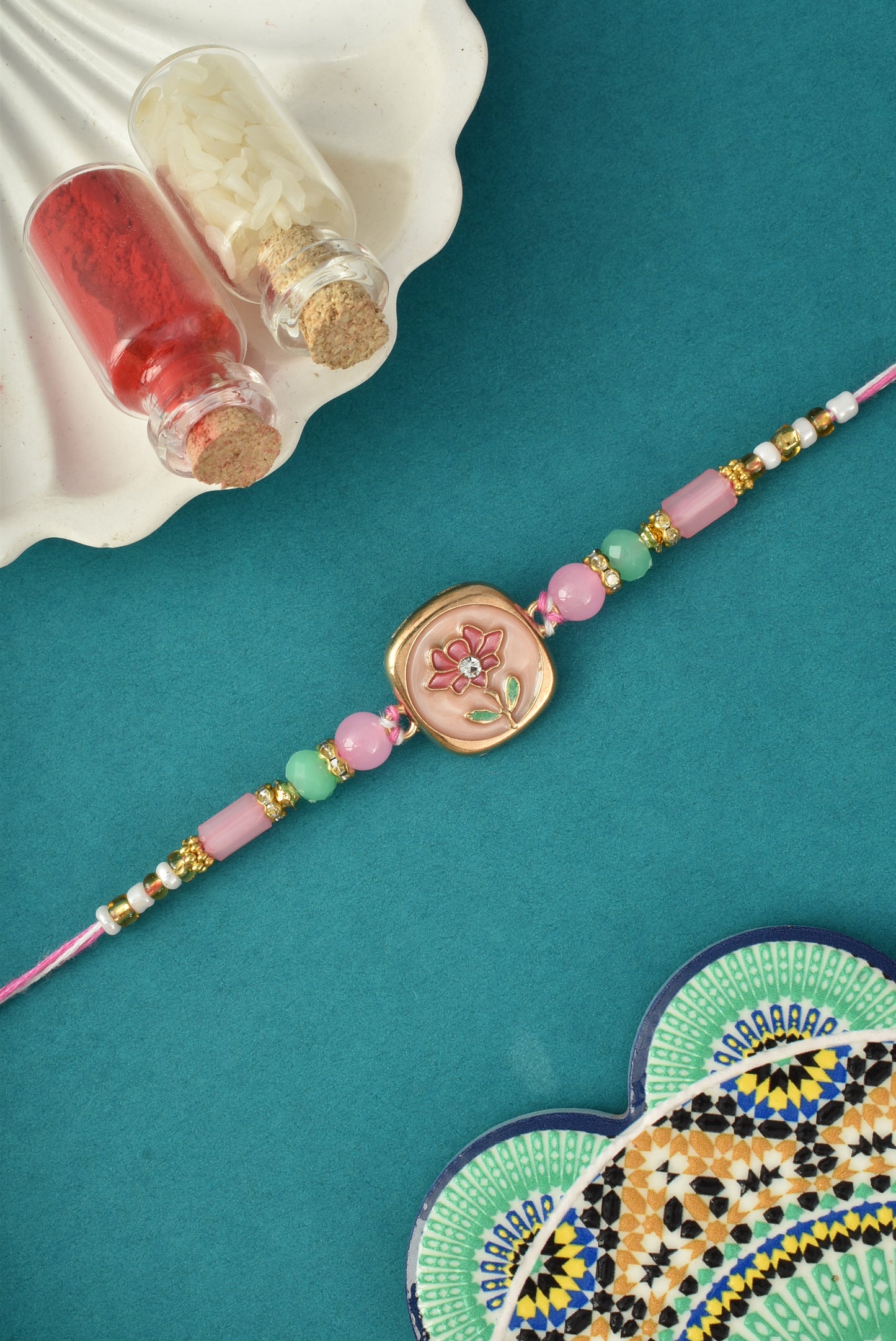 Latest Design Pastel Rakhi for Brother