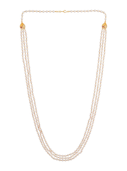 Ethnic Long 30 Inch Three Layer Mala Necklace for Women