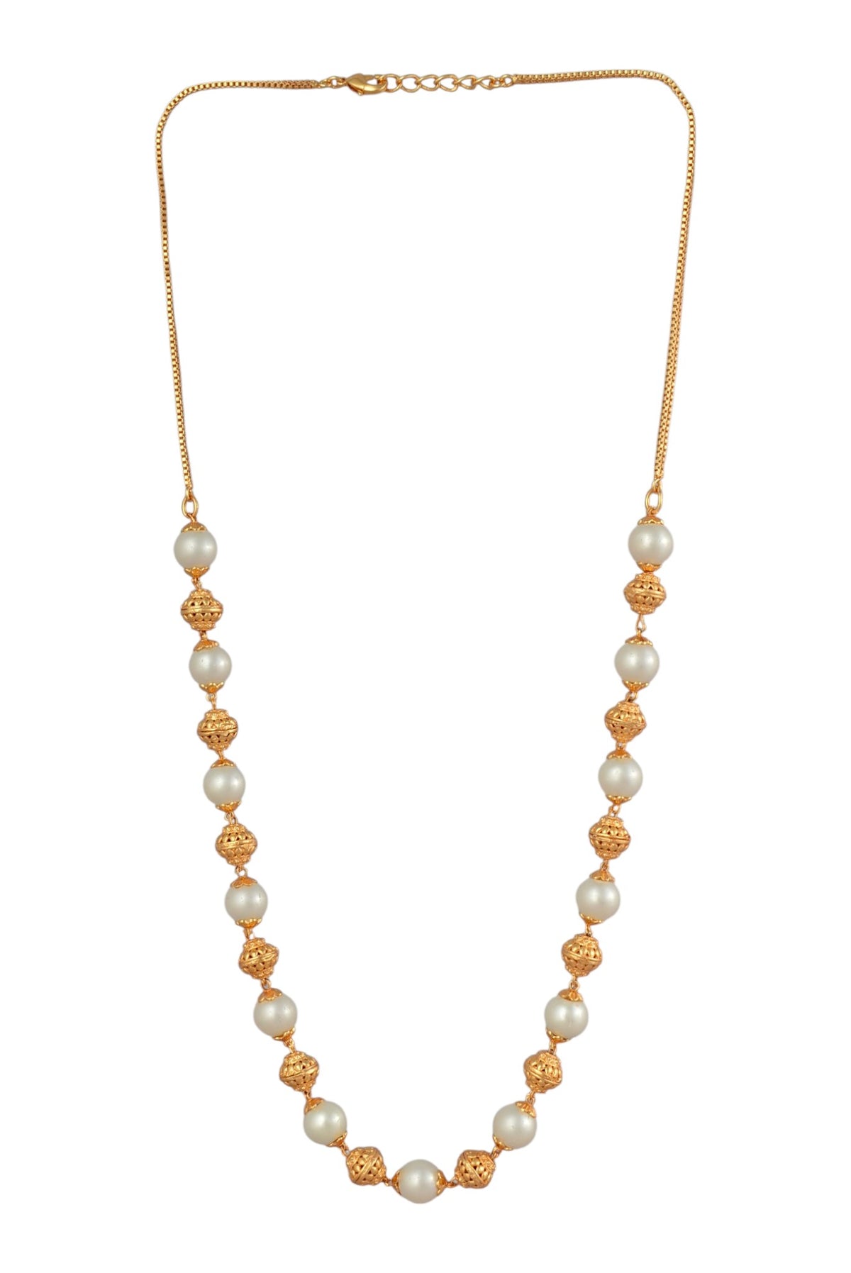 Traditional 18 Inch Beaded  Classic Ethnic Mala Necklace for Women