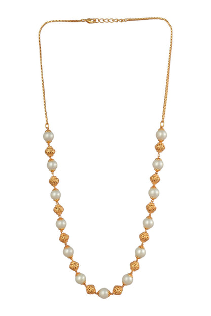 Traditional 18 Inch Beaded  Classic Ethnic Mala Necklace for Women
