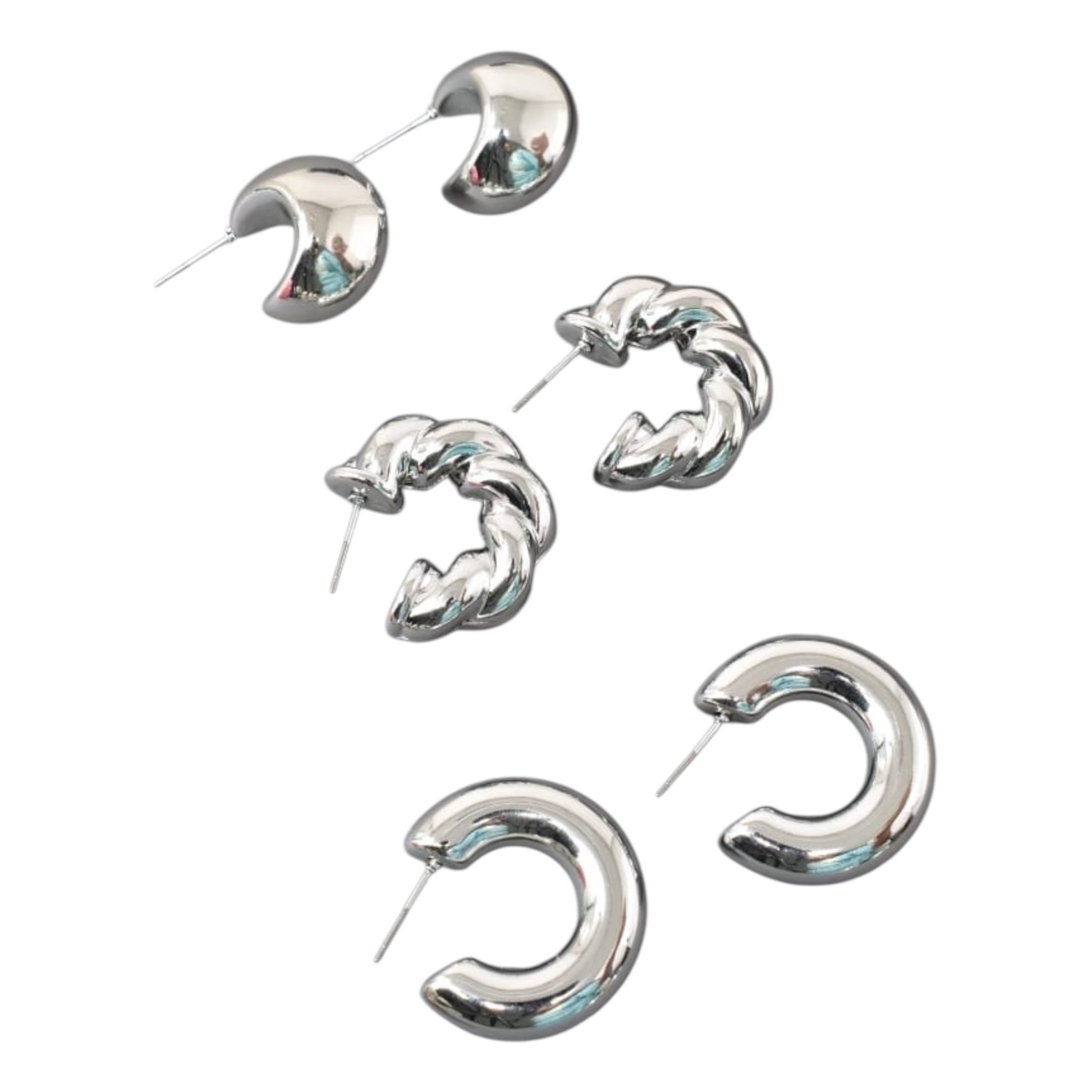 Trendy earring women,Combo earring,golden trending earrings, Pack of 2 Korean Teardrops and hoops earrings studs for women n girls,Korean earring combo,Hoop earrings,drop earrings,tiny earrings,minimlist earrings,celestial higgie earrings for girls n women,gift ideas Korean Jewelery