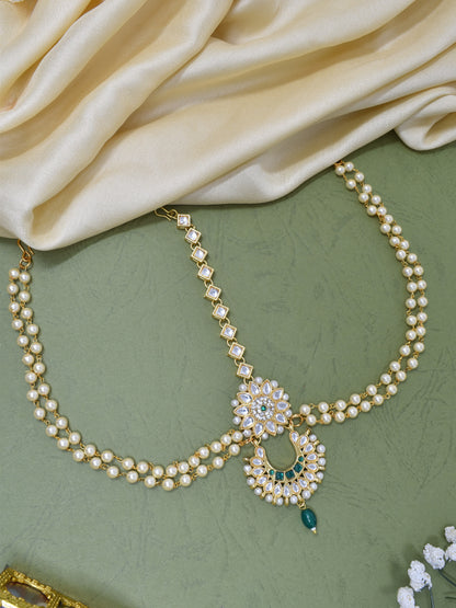 Gold-Toned Ethnic Maang Tikka