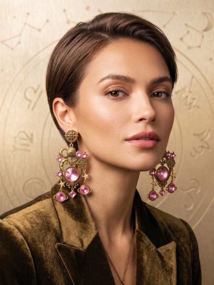 Women Ethnic Oxidised Traditional Statement Earrings for Women