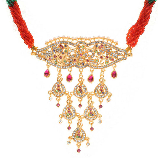 Ethnic American Diamond Work Rajputana Aad