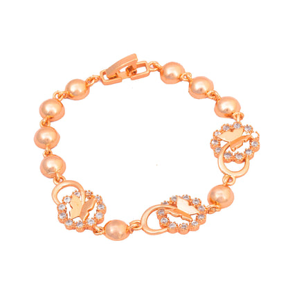 Rose Gold Butterfly Shape Bracelet