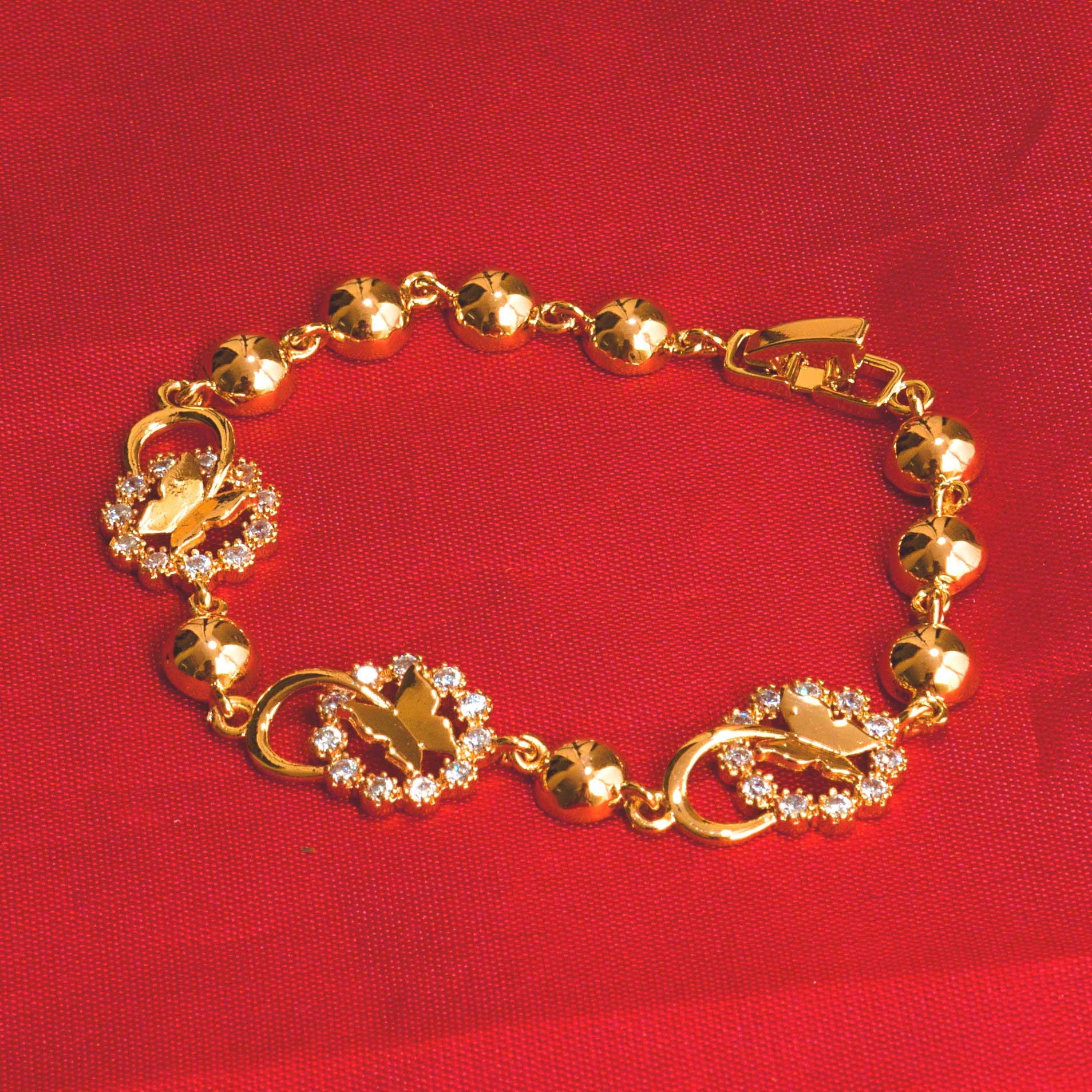 Rose Gold Butterfly Shape Bracelet