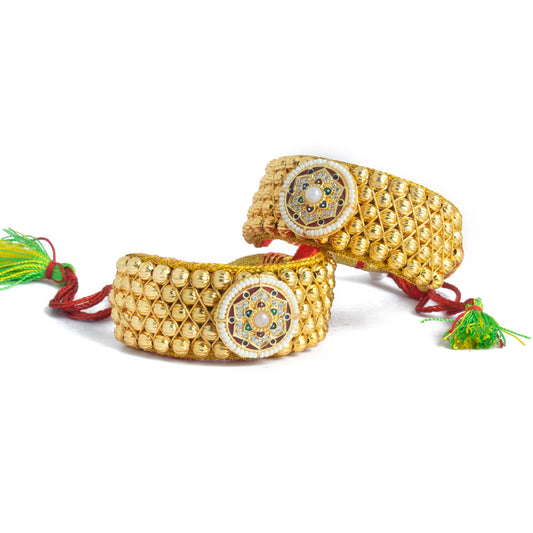 Royal Rajputi Punsi Pocchi Hand Bracelet