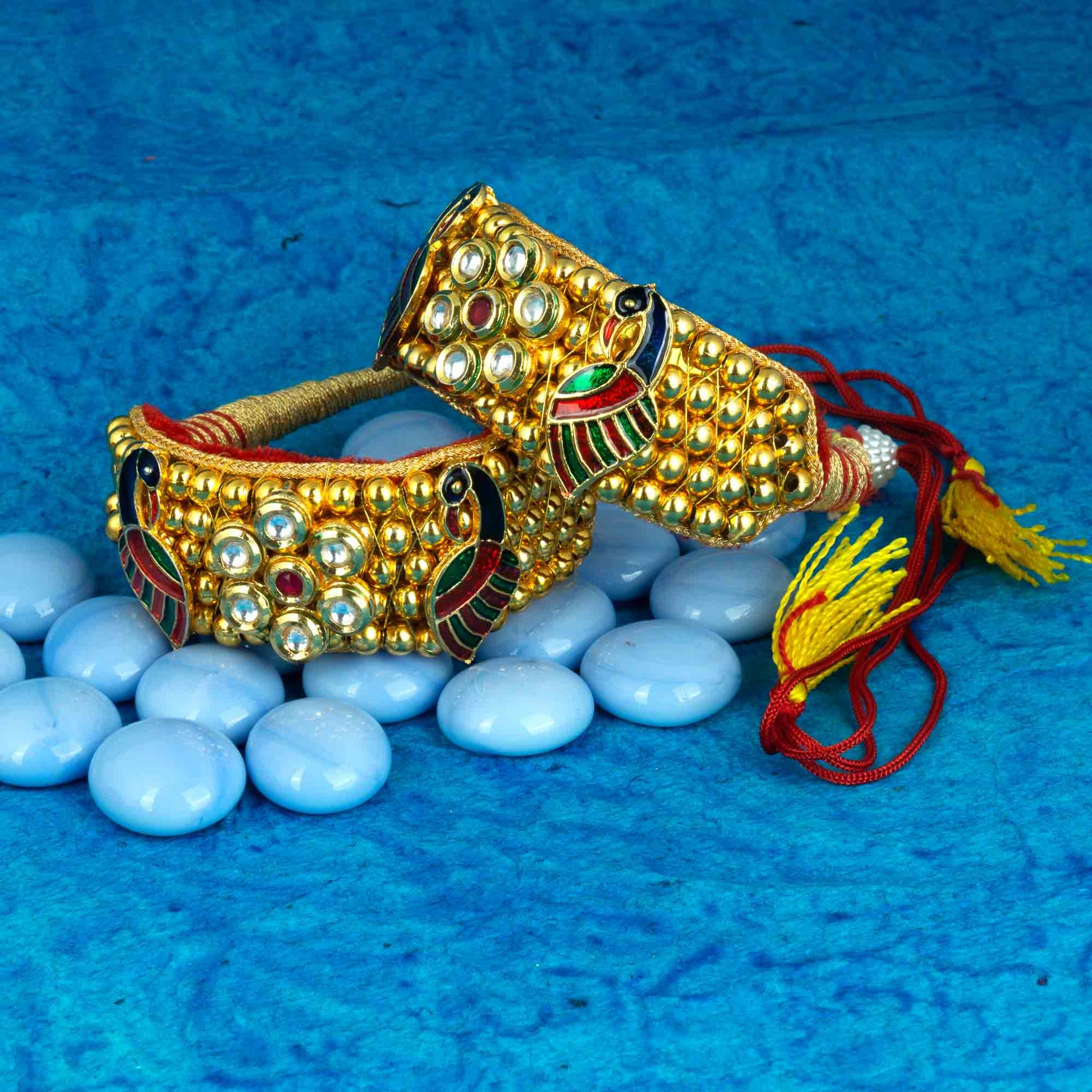 Royal Rajputi Punsi Pocchi Hand Bracelet