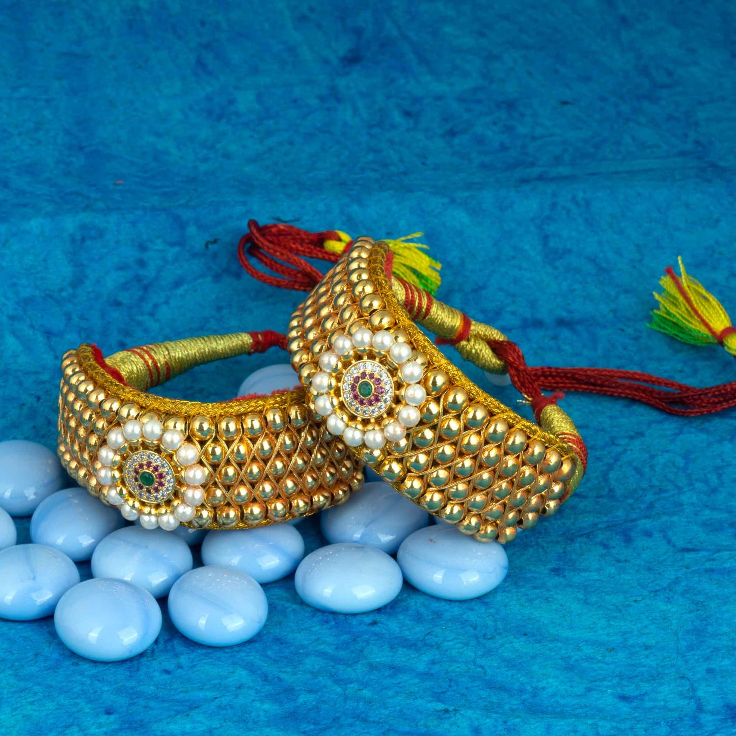 Royal Rajputi Punsi Pocchi Hand Bracelet