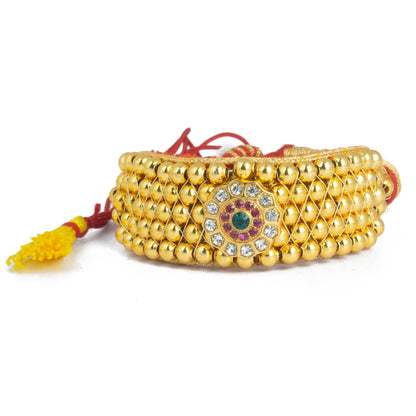 Royal Rajputi Punsi Pocchi Hand Bracelet