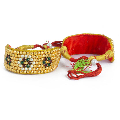 Royal Rajputi Punsi Pocchi Hand Bracelet