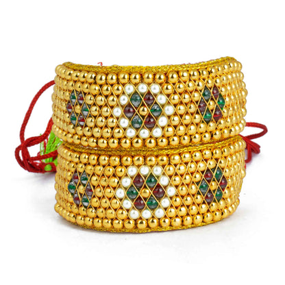 Royal Rajputi Punsi Pocchi Hand Bracelet