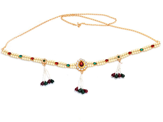 Trendy collection of multi stone adjustable length kamarband