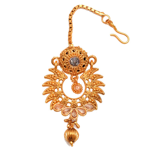 Traditional Ethnic Style Gold platedantique borla for Women