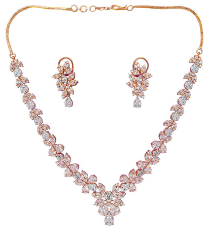 Dazzling AD Studded Diamond Set