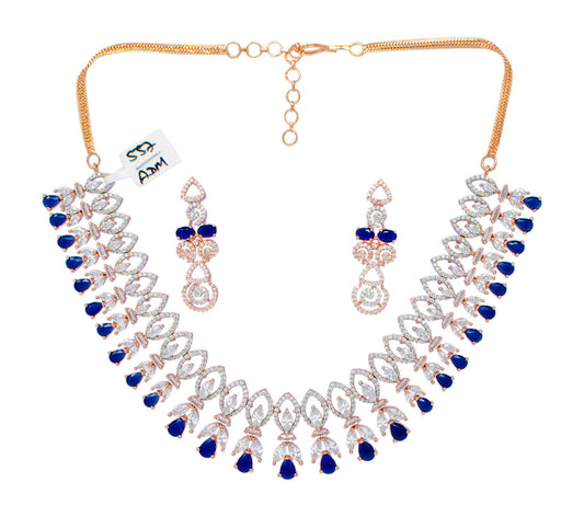 Dazzling AD Studded Diamond Set