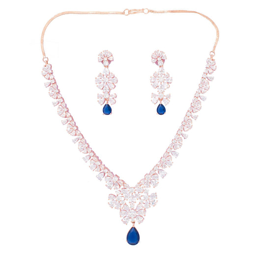 Dazzling AD Studded Diamond Set