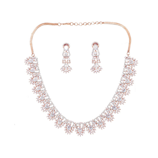 Dazzling AD Studded Diamond Set