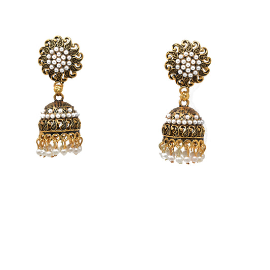 oxodized Jhumkas