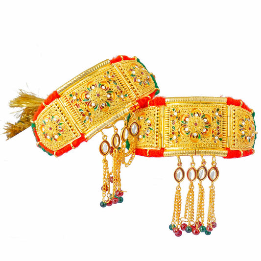 Royal Rajputi Golden Bajuband