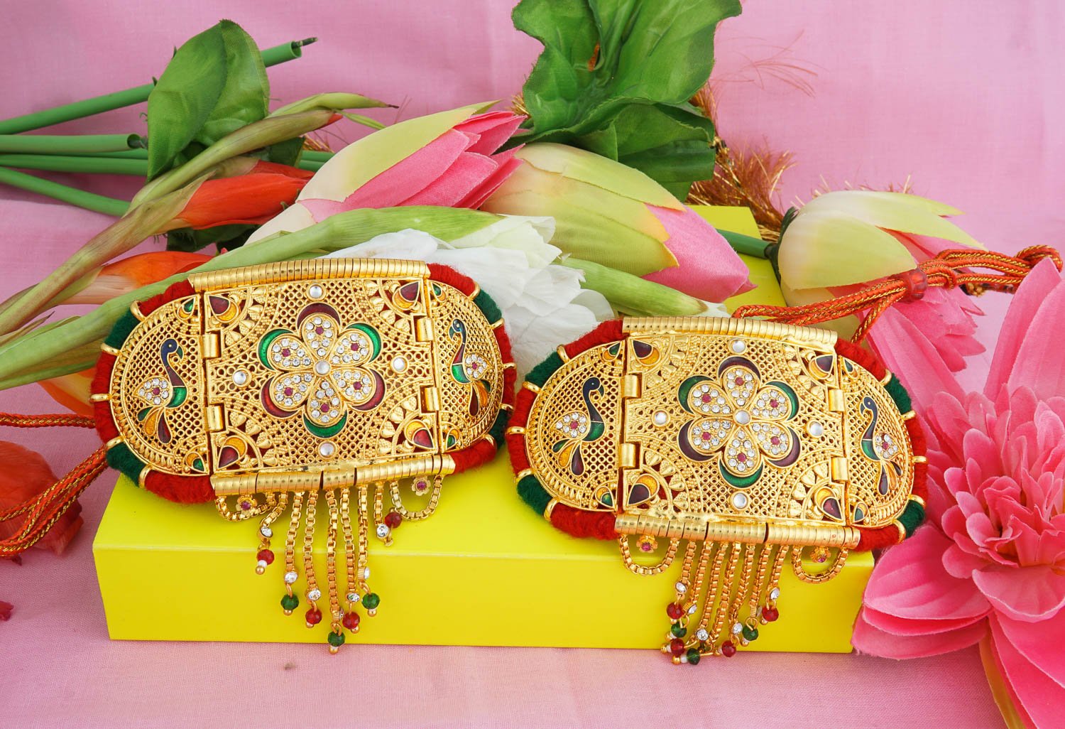 Royal Rajputi Golden Bajuband
